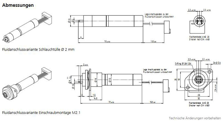 mzr-2521德國進口微型泵的結構圖