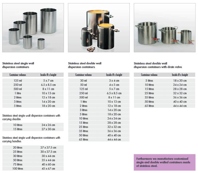 防爆型分散機可選分散容器