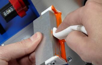 清洗葉片、葉片支架和側(cè)壁