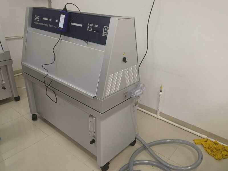 塑料板材紫外線老化測(cè)試機(jī)客戶案例1