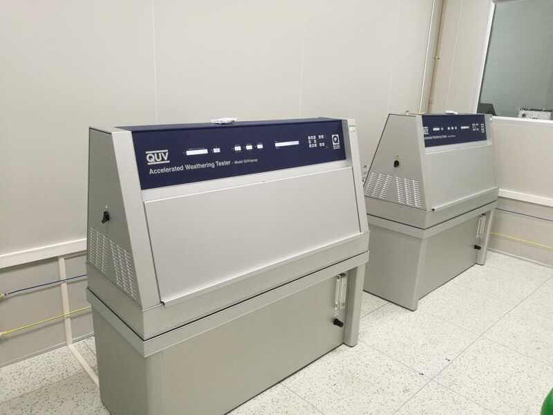 塑料板材紫外線老化測(cè)試機(jī)客戶案例4